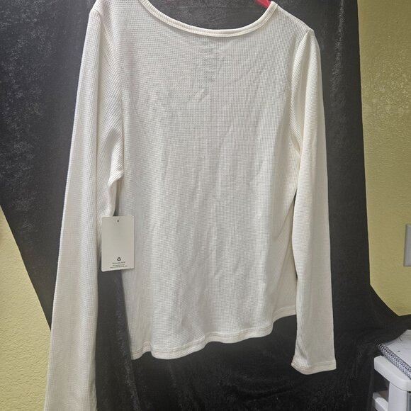 Pink Republic 1X Cream New York Long Sleeve Shirt - Picture 5 of 5